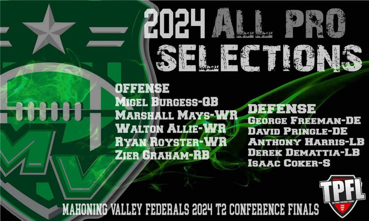 Your All Pros For The 2024 Season!!!